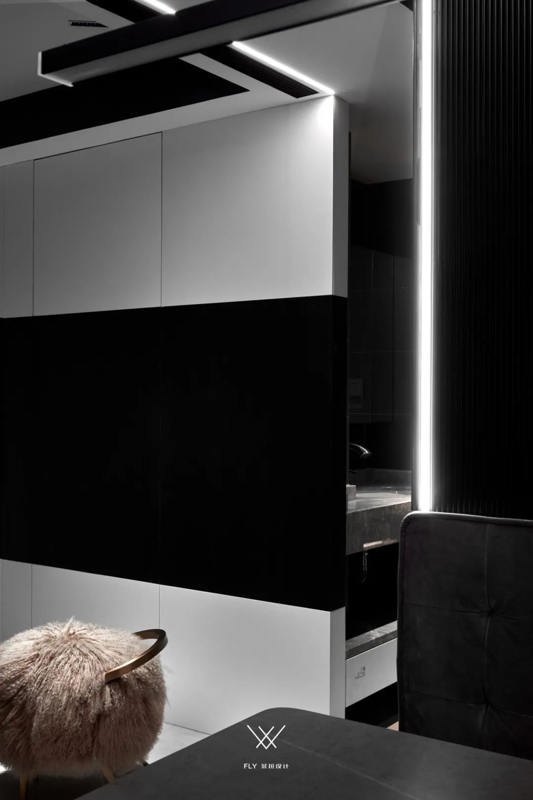 86㎡三口之家的空间优化实践丨菲拉设计-37