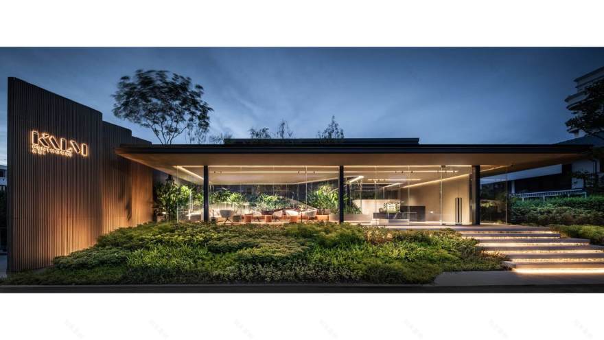 卡尔姆·阿里顶层公寓,展示画廊丨泰国曼谷丨Paon Architects-0