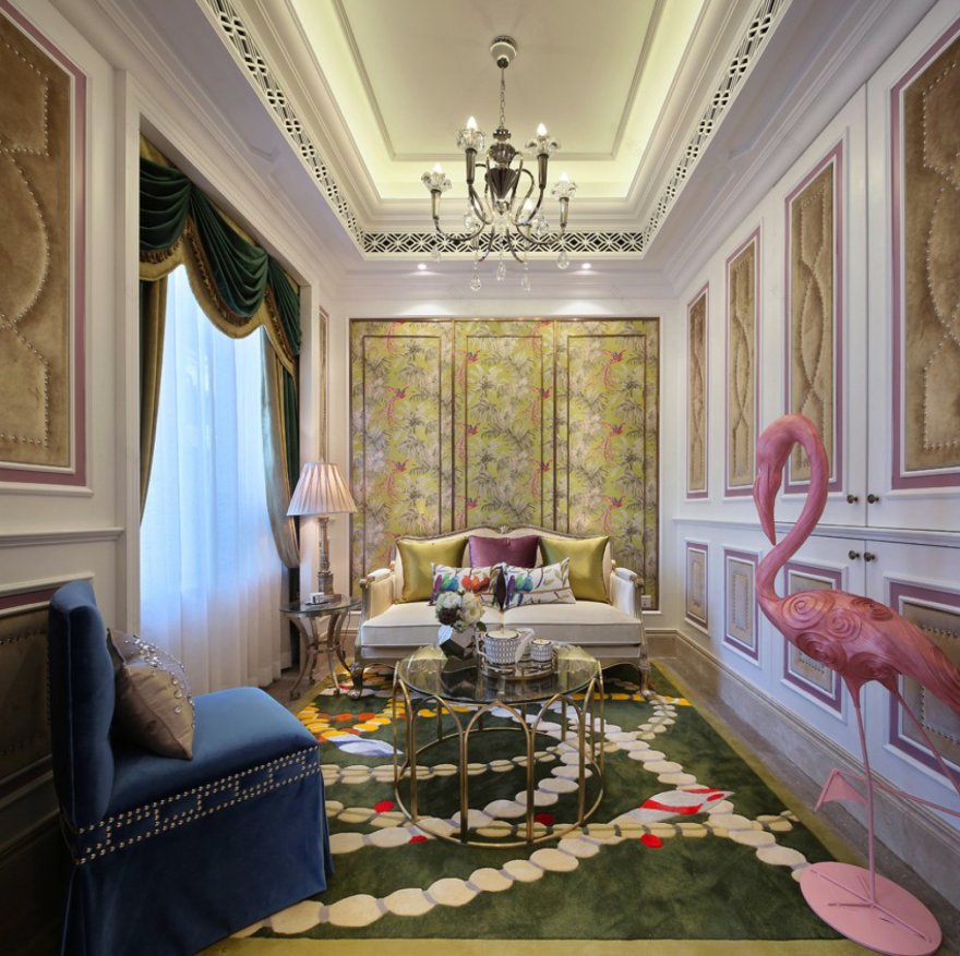 女性主题别墅样板间-5