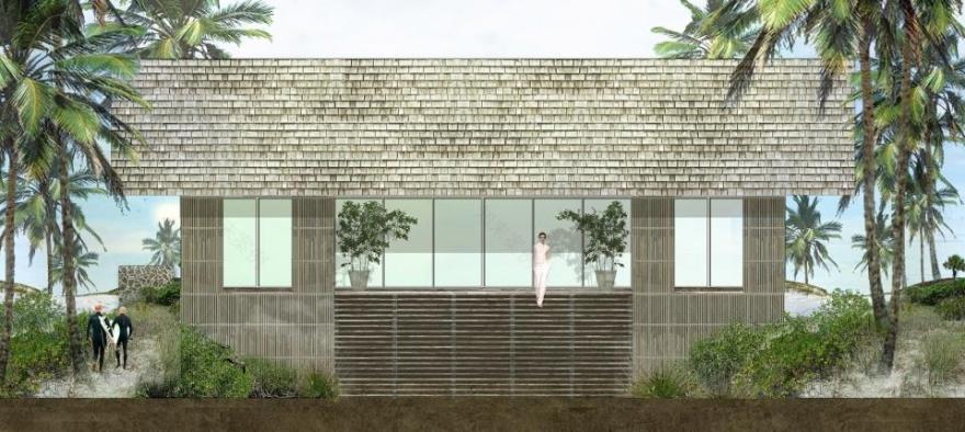 Oppenheim Architecture--巴哈马沙丘上的面朝大海的优雅住宅-41