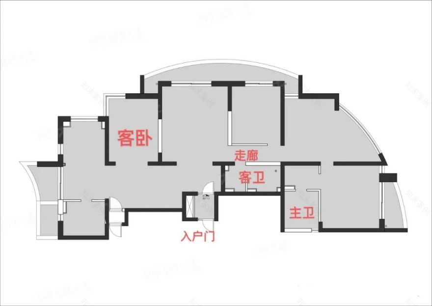 梵调 | 三代同堂的 230 平现代简约之家-11