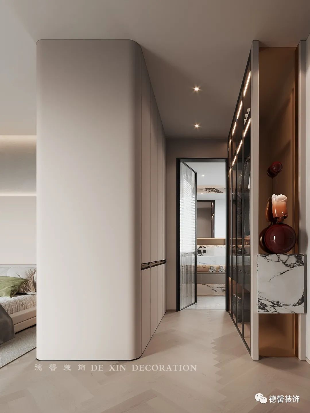 金地半山风华现代风别墅丨中国广州丨德馨装饰-20