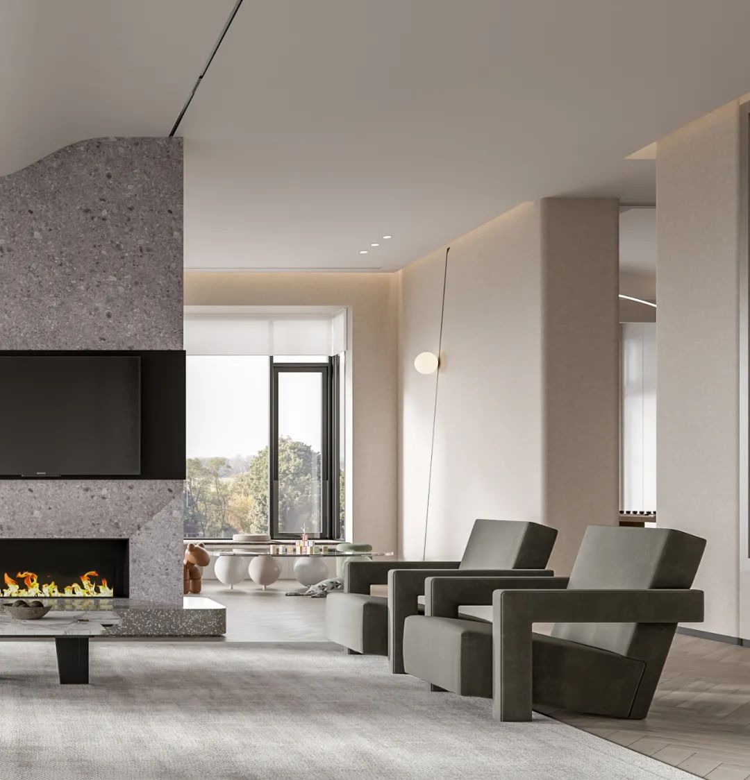 极简主义的温暖别墅设计丨上海茧界设计有限公司-29