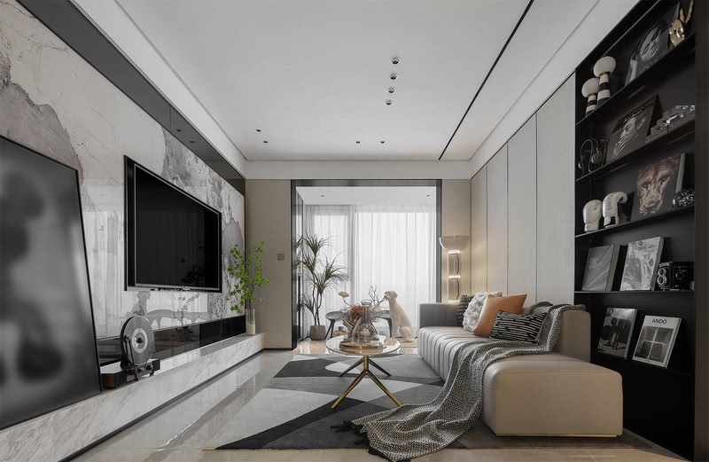 景瑞誉璟潮鸣样板间 | 米奇主题的复古前卫空间-1