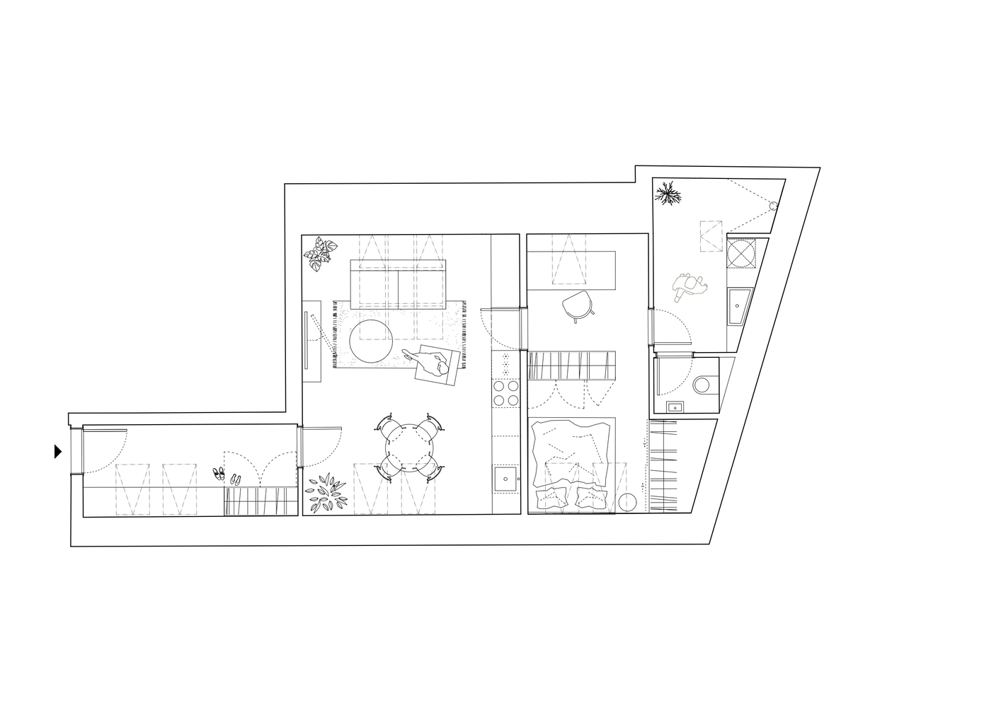 尊重原貌现代复兴为庭院式画廊注入活力的公寓楼设计丨意大利布拉丨戈者设计,Plus One Architects工作室-37