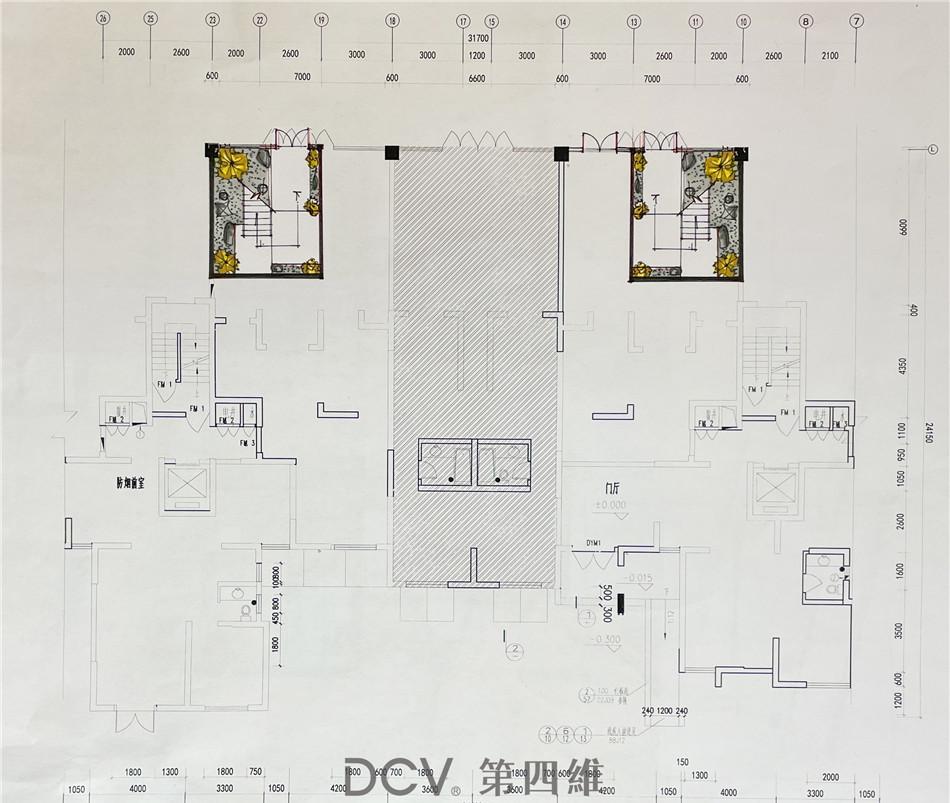 渭南-信达现代城商业改住宅室内外装修设计-22