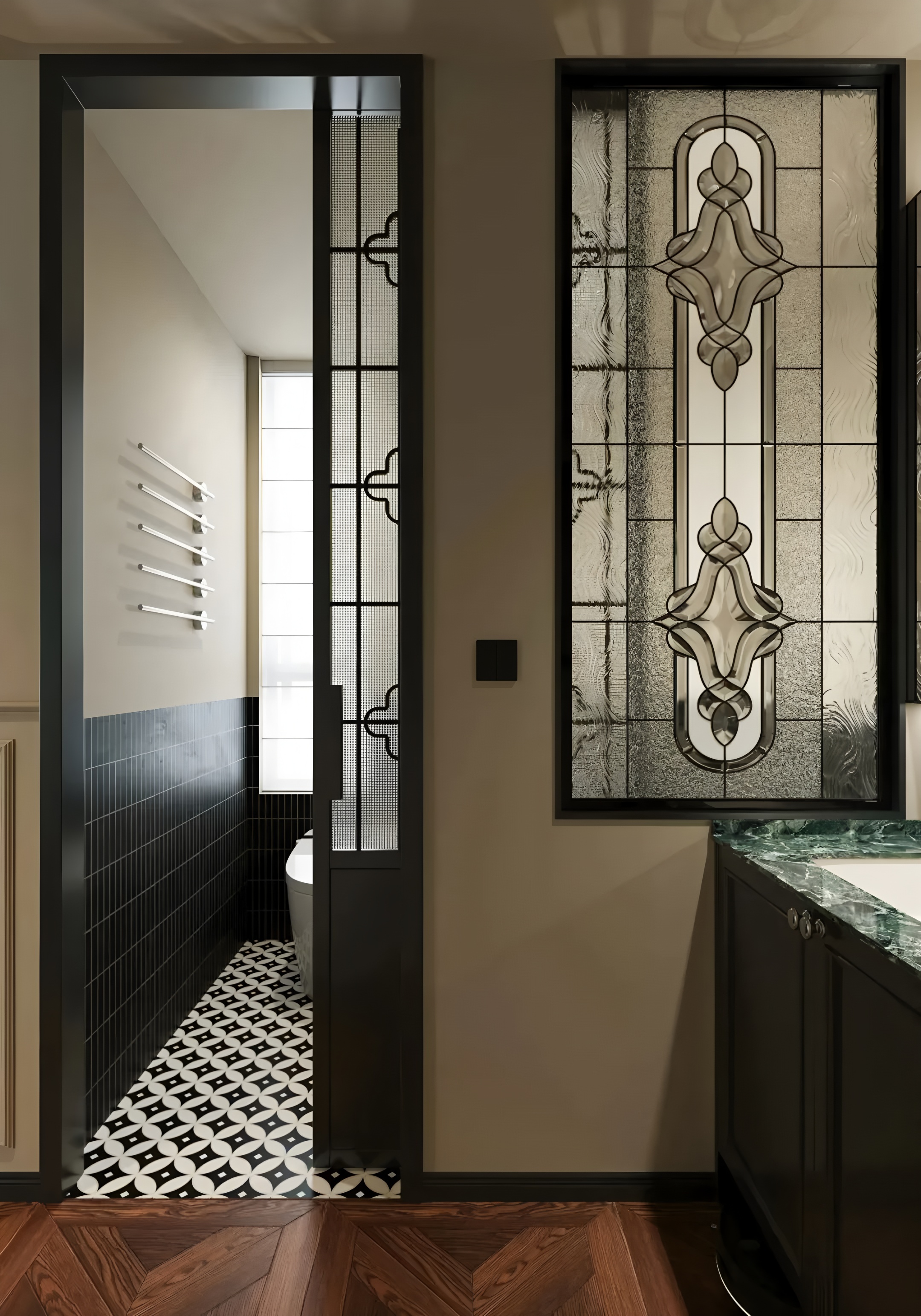 深圳两套法式复古风住宅设计丨中国深圳丨三生一宅-30