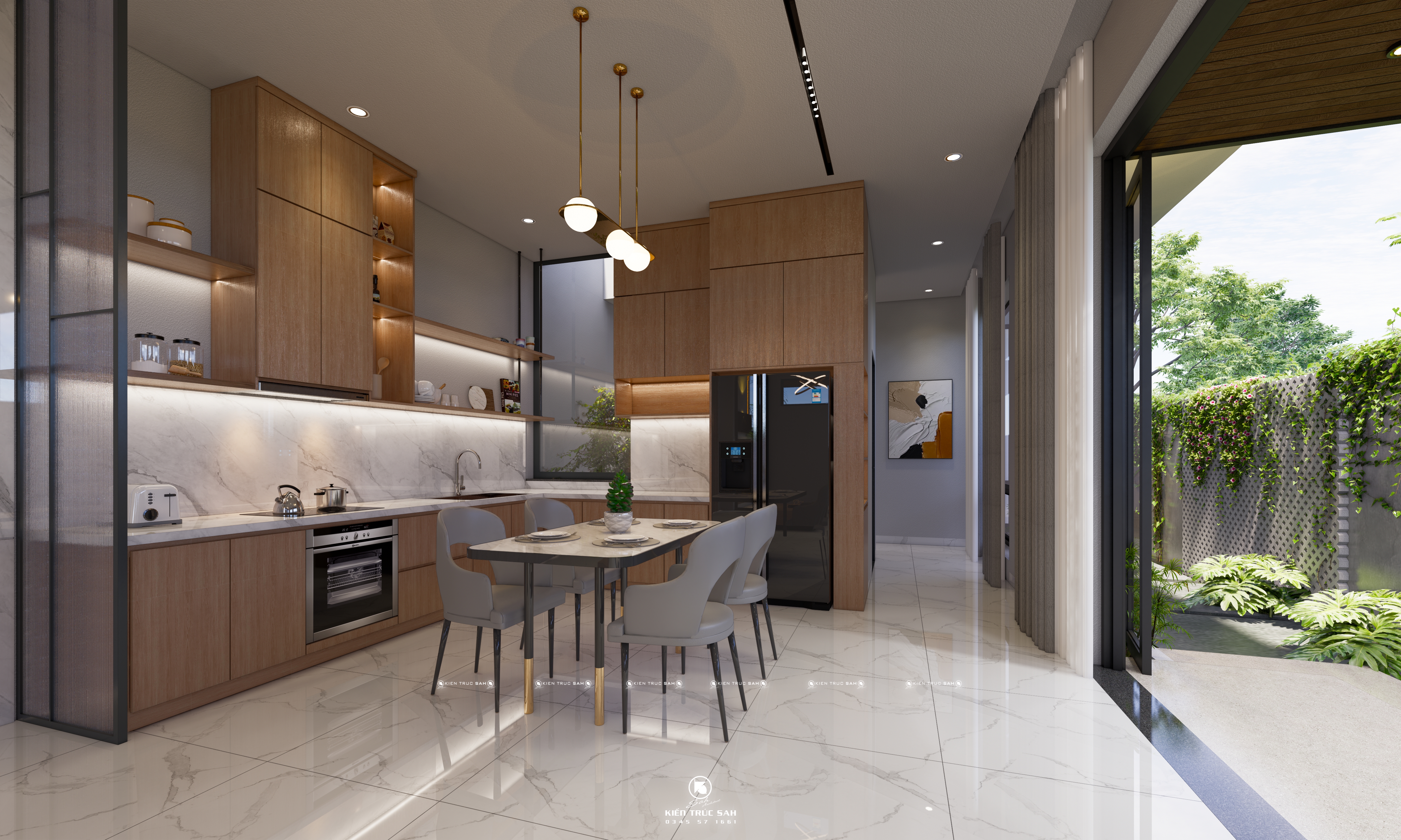 Open Sanctuary House | Living room open space-13