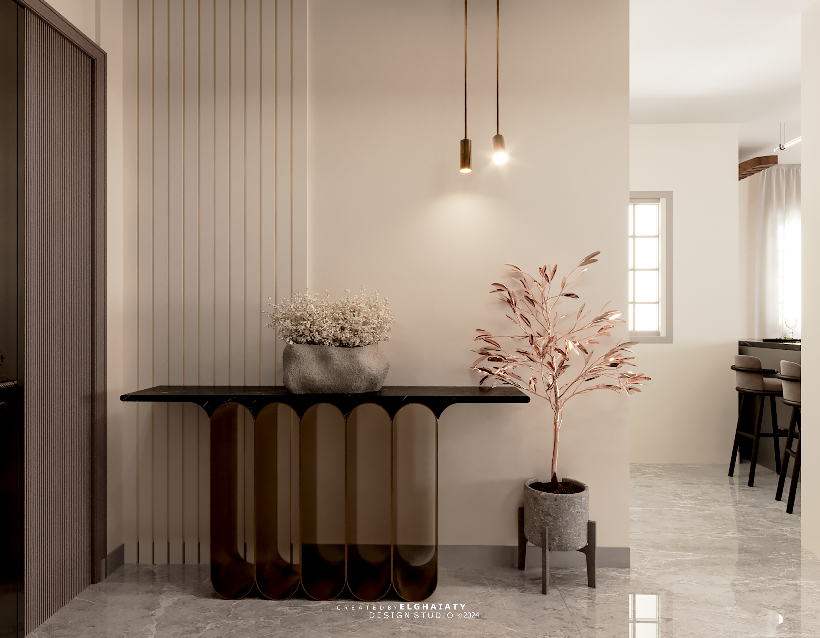 Villa`s Reception 3d ma· 可视化设计丨埃及-16