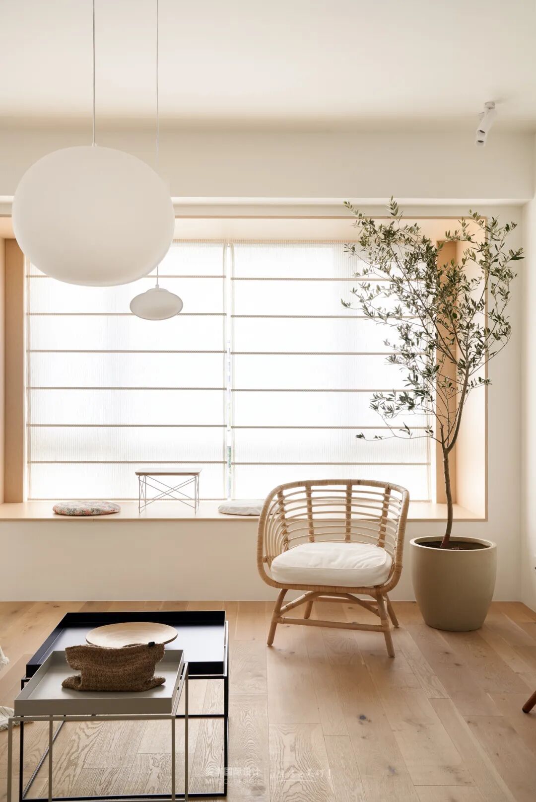 MHOO|十里春晓127㎡现代北欧：白木暖光屿-5