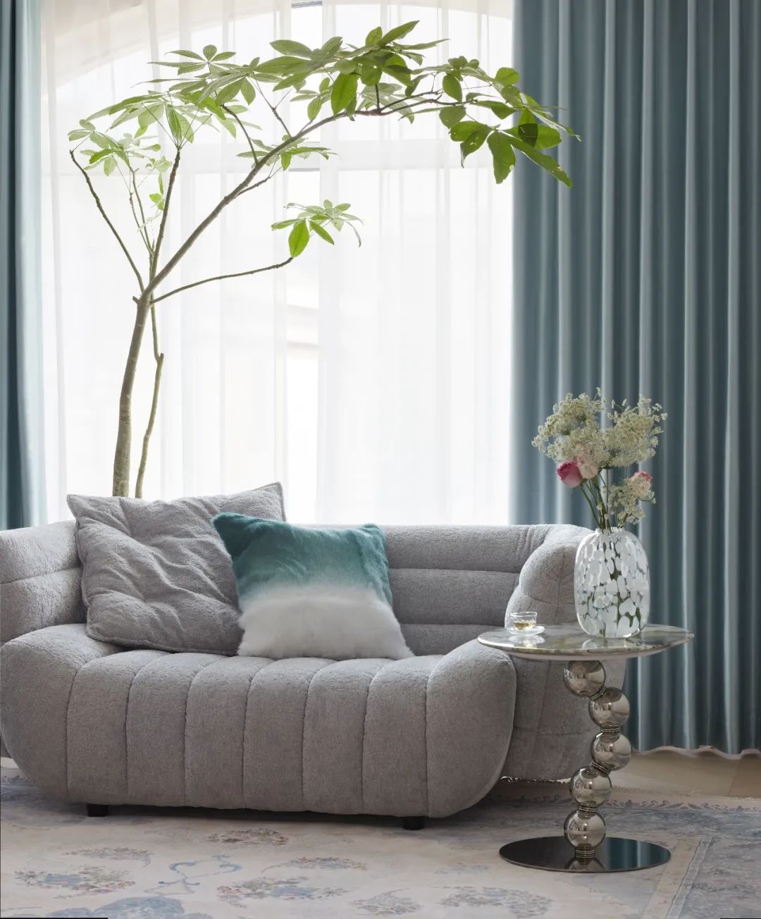 尚层V8实景 | 1000㎡法式柔情独栋别墅，色彩与生活的交响曲-49