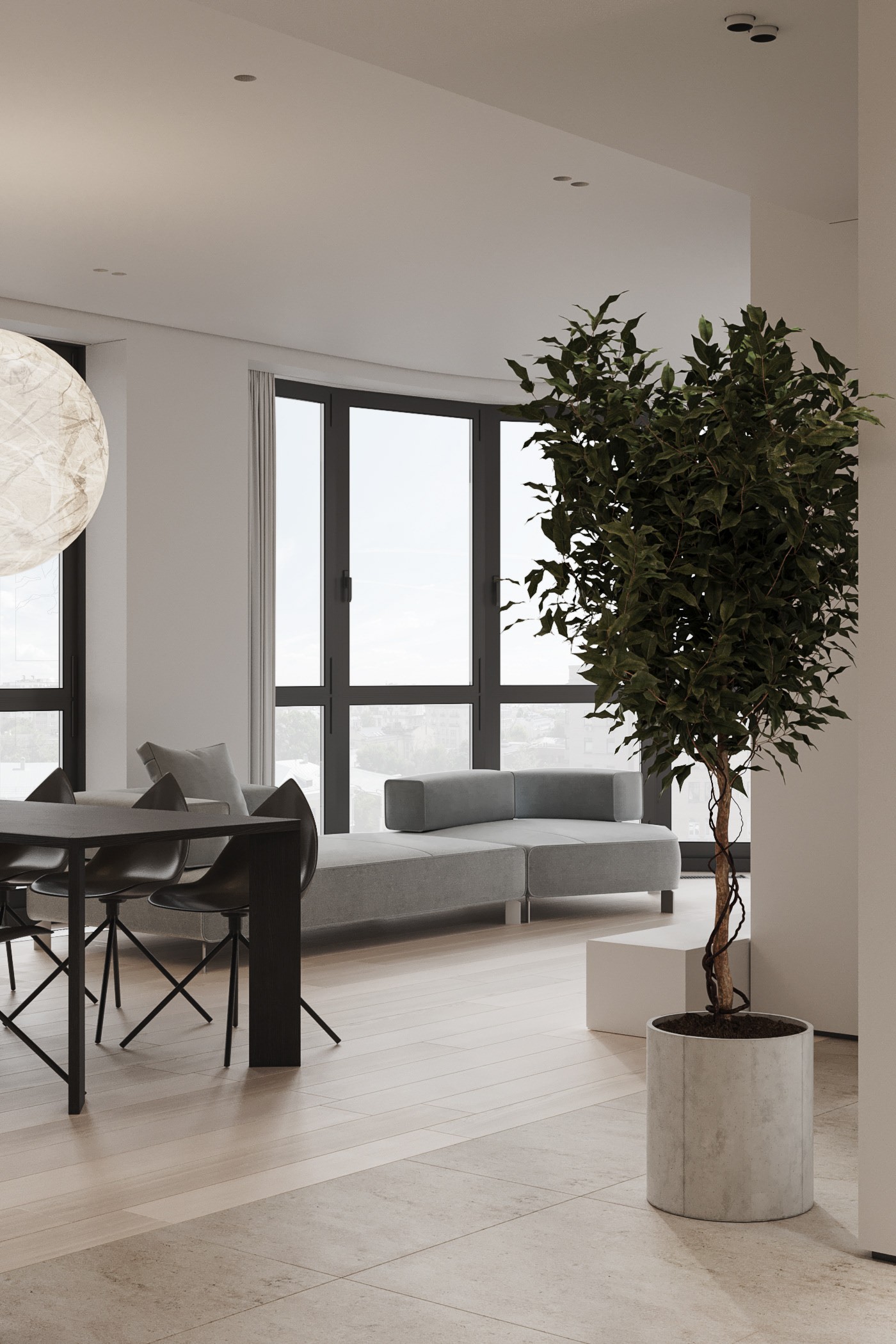 92㎡简约风住宅设计 独具品味！-4