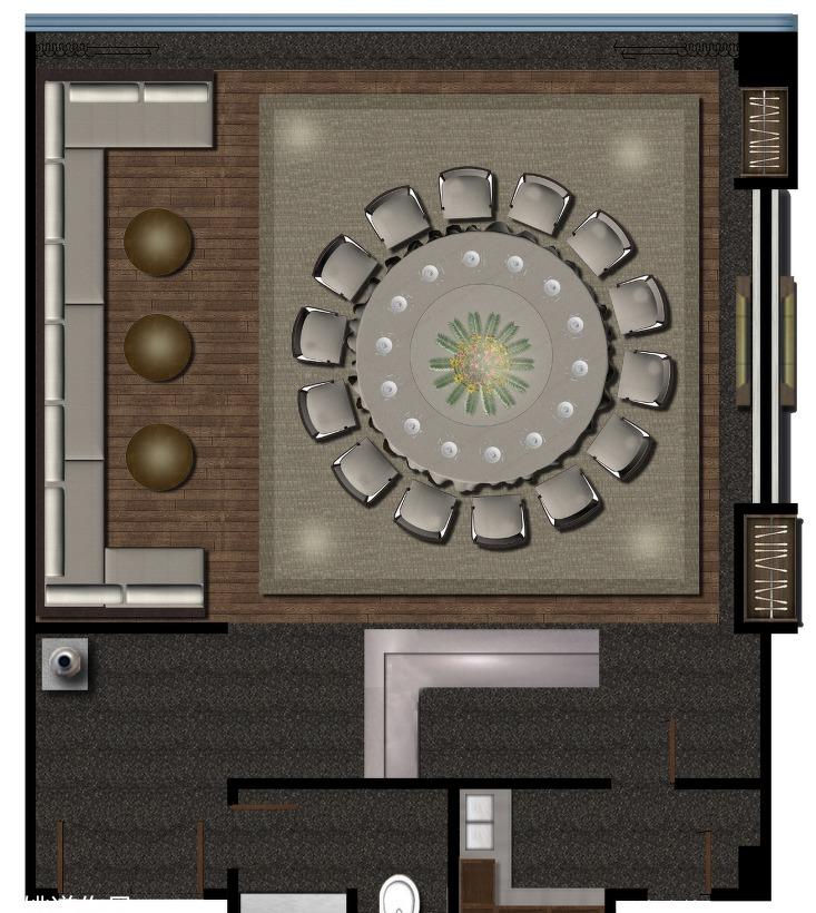 滁州琅琊区中式餐厅设计 | 包房、过道、接待、大厅空间-0