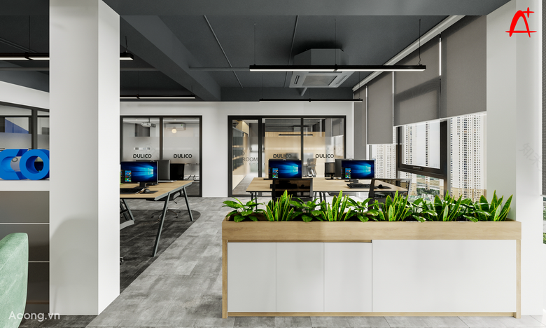 Dulico公司办公室室内设计项目丨越南河内丨建筑A+公司-10