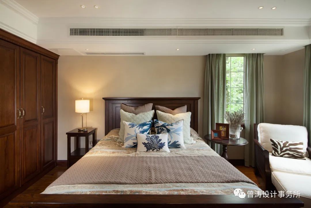 蓝湖郡花园别墅 | 美式乡村风格,光影与空间的深层对话-76