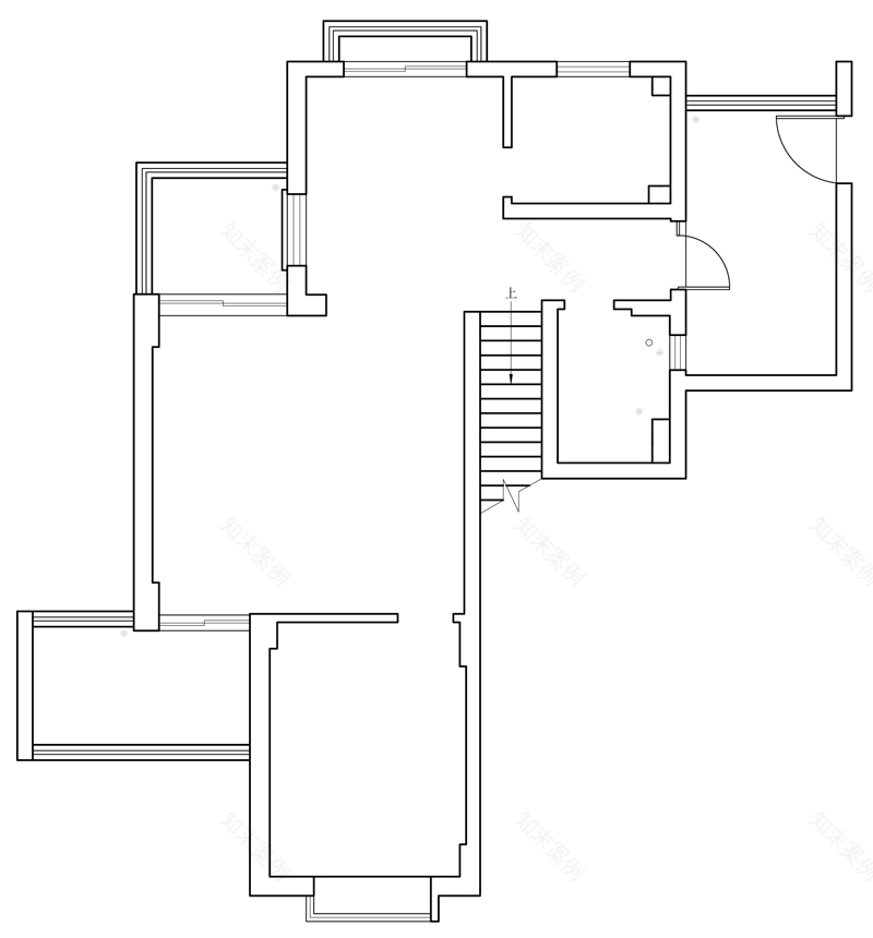 南京天泓山庄和风细雨跃层设计-2