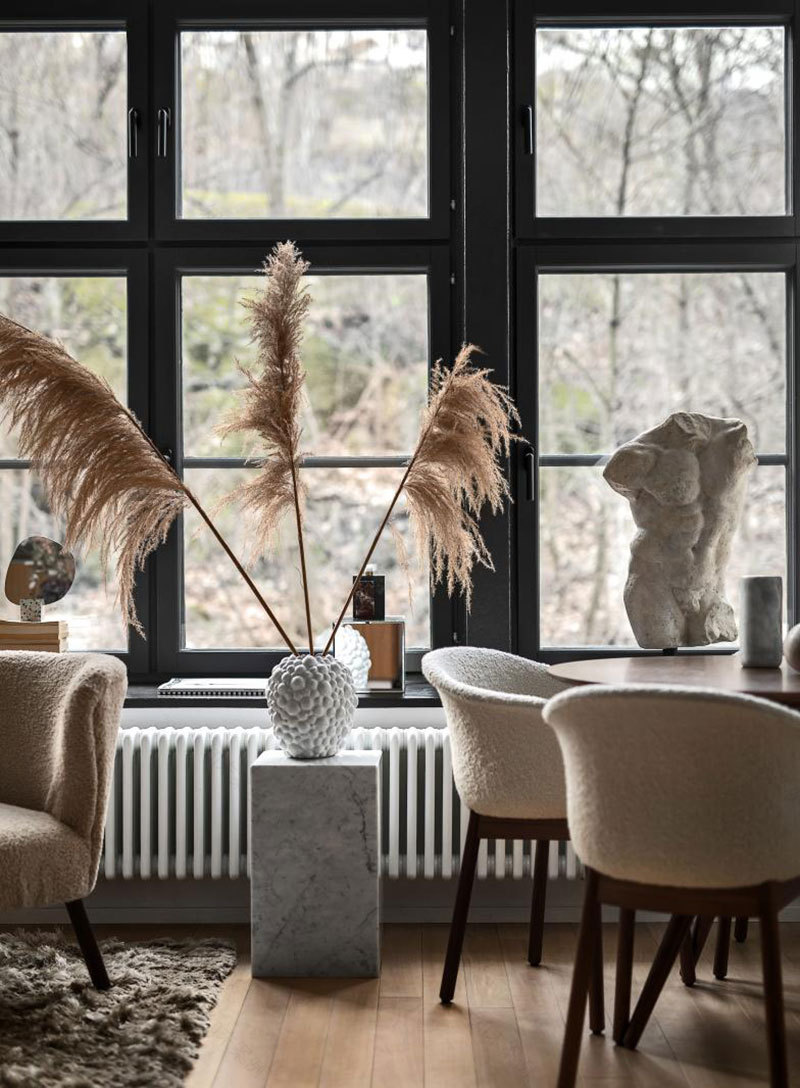 斯德哥尔摩 40 平米时尚阁楼,干花装点温馨空间-14