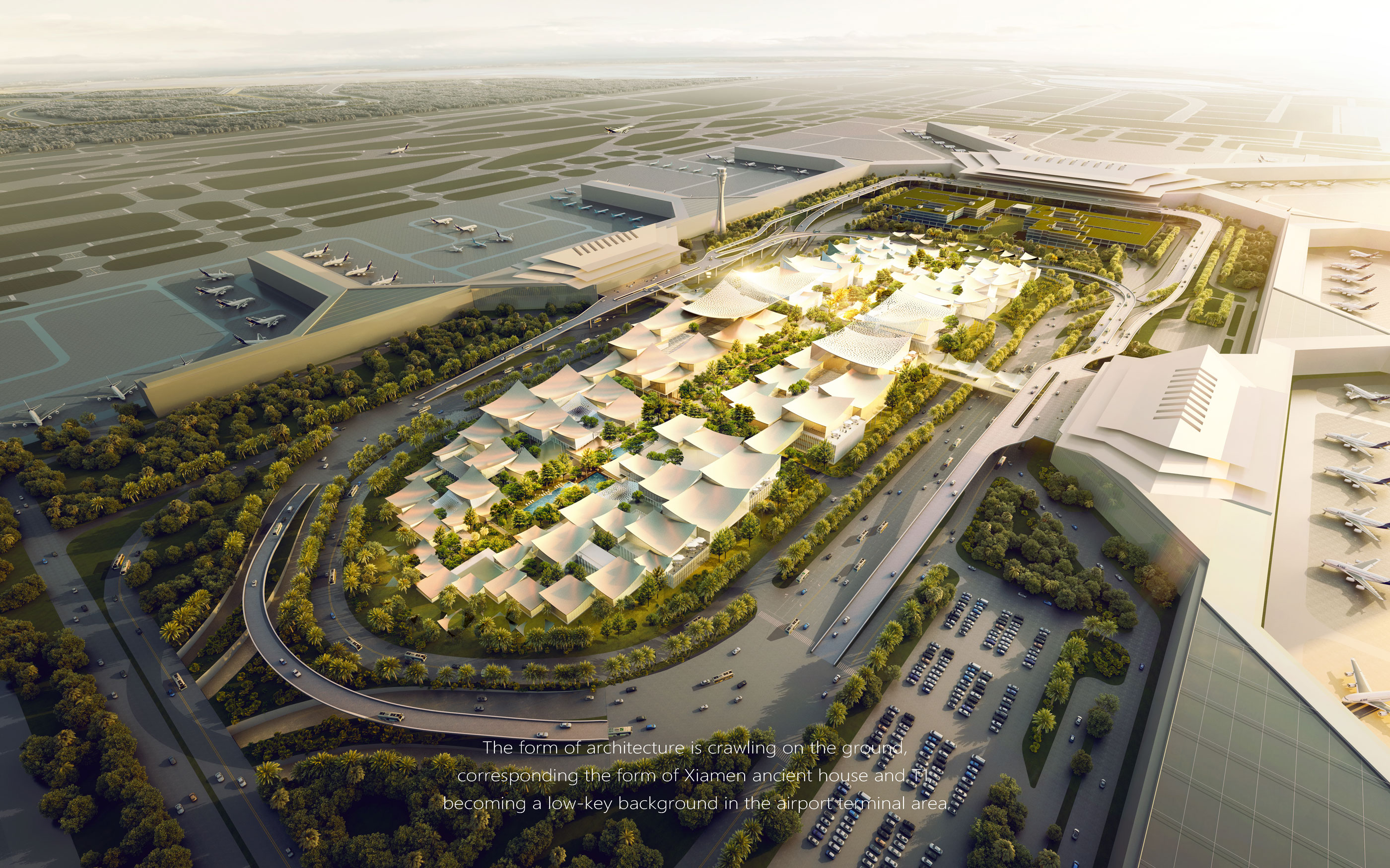 Comprehensive Development of Central Area at Xiamen New Airport | EAST CHINA ARCHITECTURAL DESIGN & RESEARCH INSTITUTE CO., LTD | STUDIO DINGSHUN-17