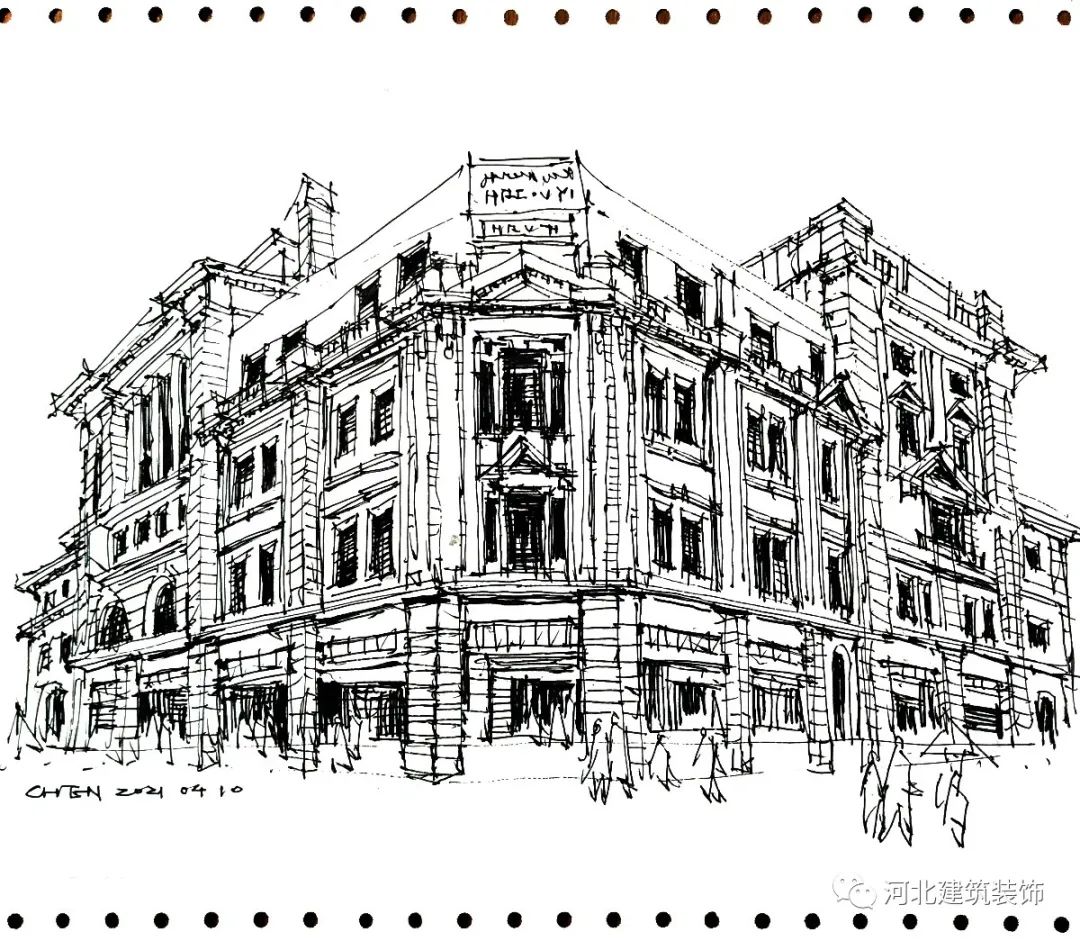 陈力军建筑速写丨中国河北-39