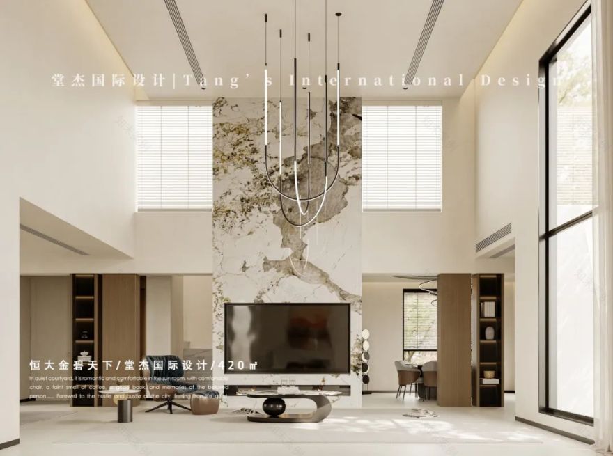 恒大金碧天下 420㎡人居设计丨中国南京丨堂杰国际设计-22