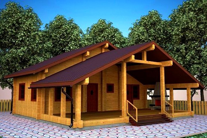 带阁楼的桑拿房项目-39