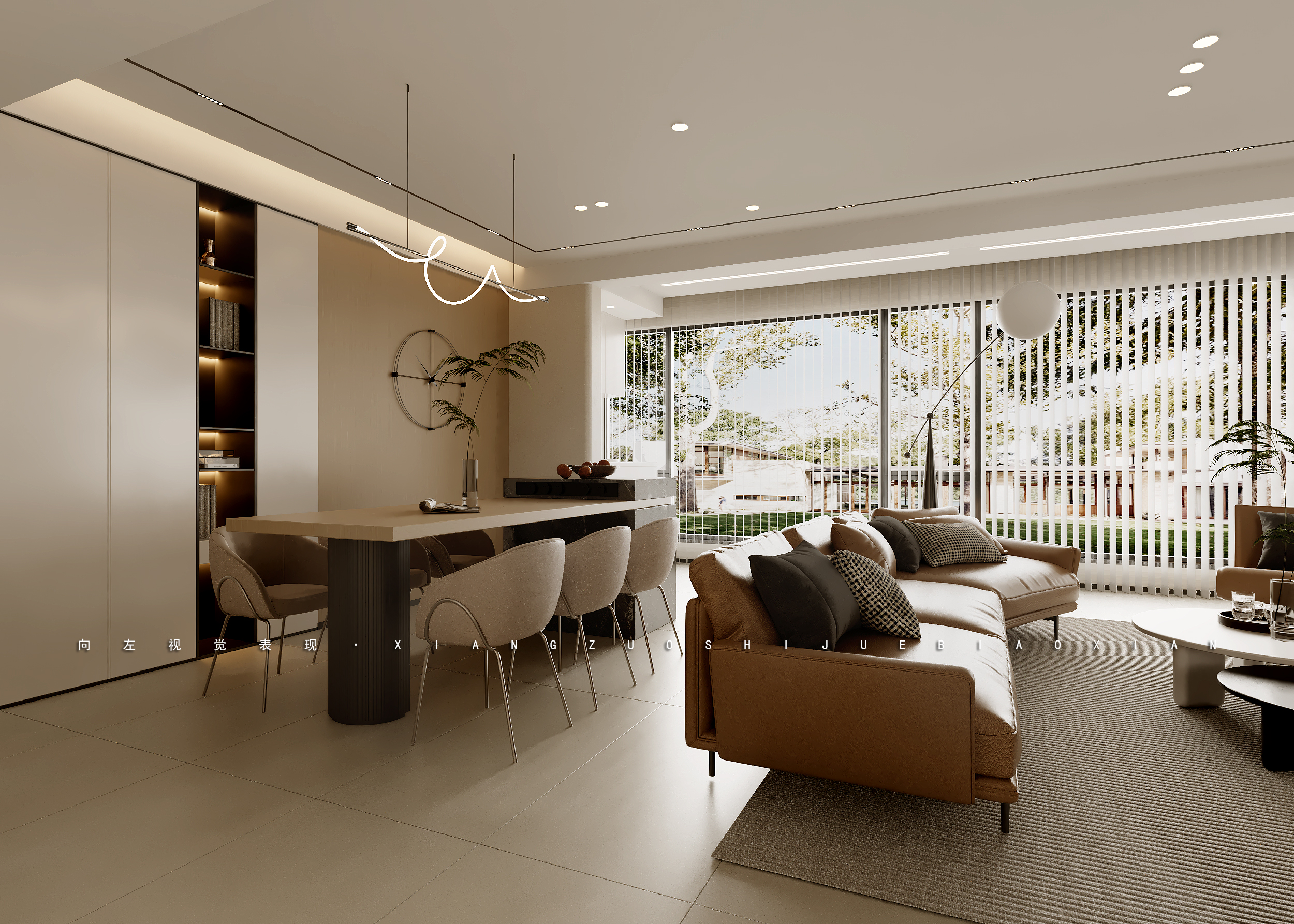 奶油风效果图案例-5