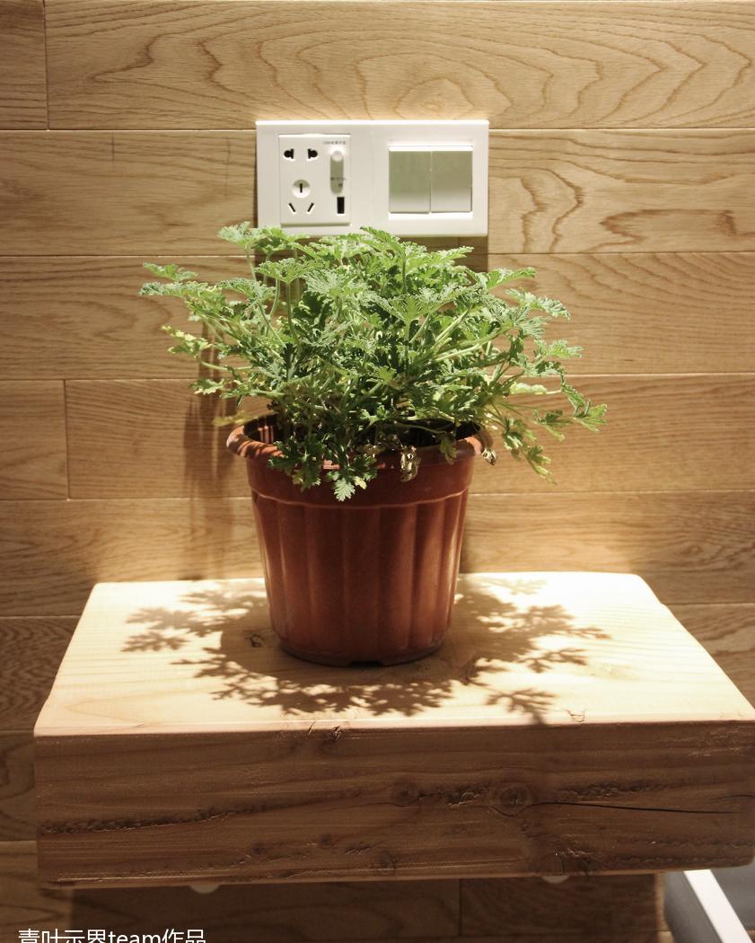 10 公分实木厚板床头柜,85 平米小户型大改造-0