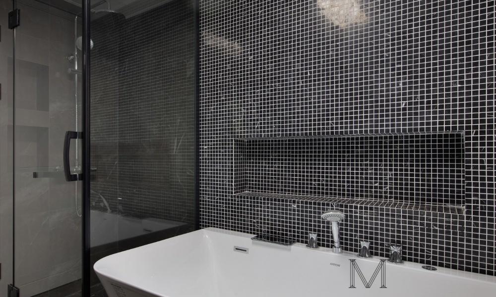 平层丨【一米家居】纯净苍穹，简而纯粹の家-24