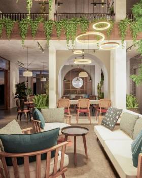 Sketchup咖啡室室内模型丨Maiphuongkts