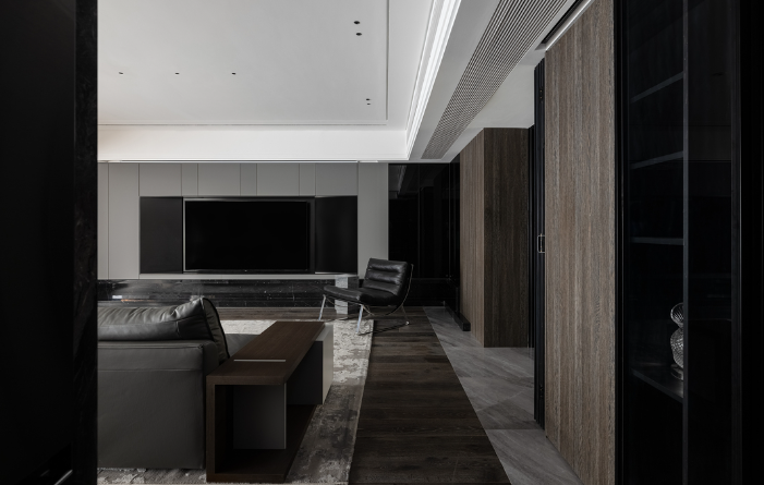 御湖蓝湾 170 平意式极简家居设计-27