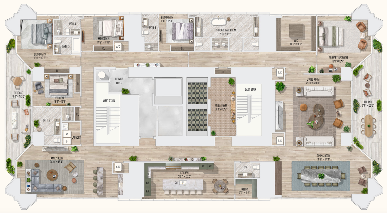 迈阿密别墅丨美国迈阿密丨ODP Architecture  Design-26