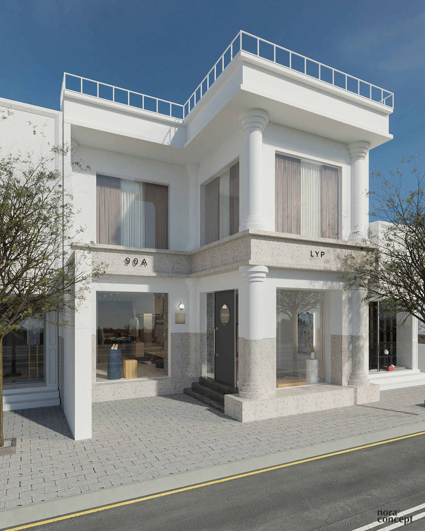 LYP Store · 现代简约女性时尚服装店设计丨越南河内丨nora concept-14