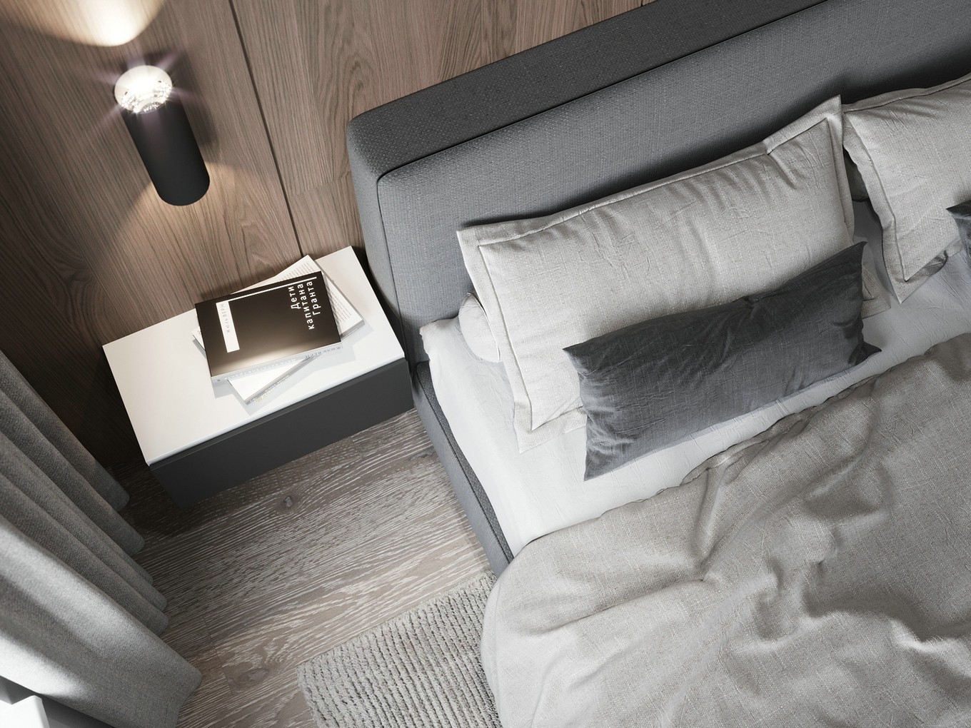 时尚灰调简约公寓，国外现代设计风-15