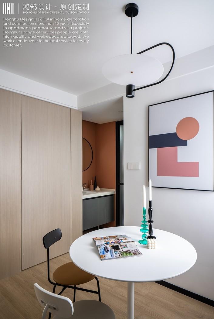 鸿鹄设计上海平层 | 多功能榻榻米书房++ 阳台，美观实用-13