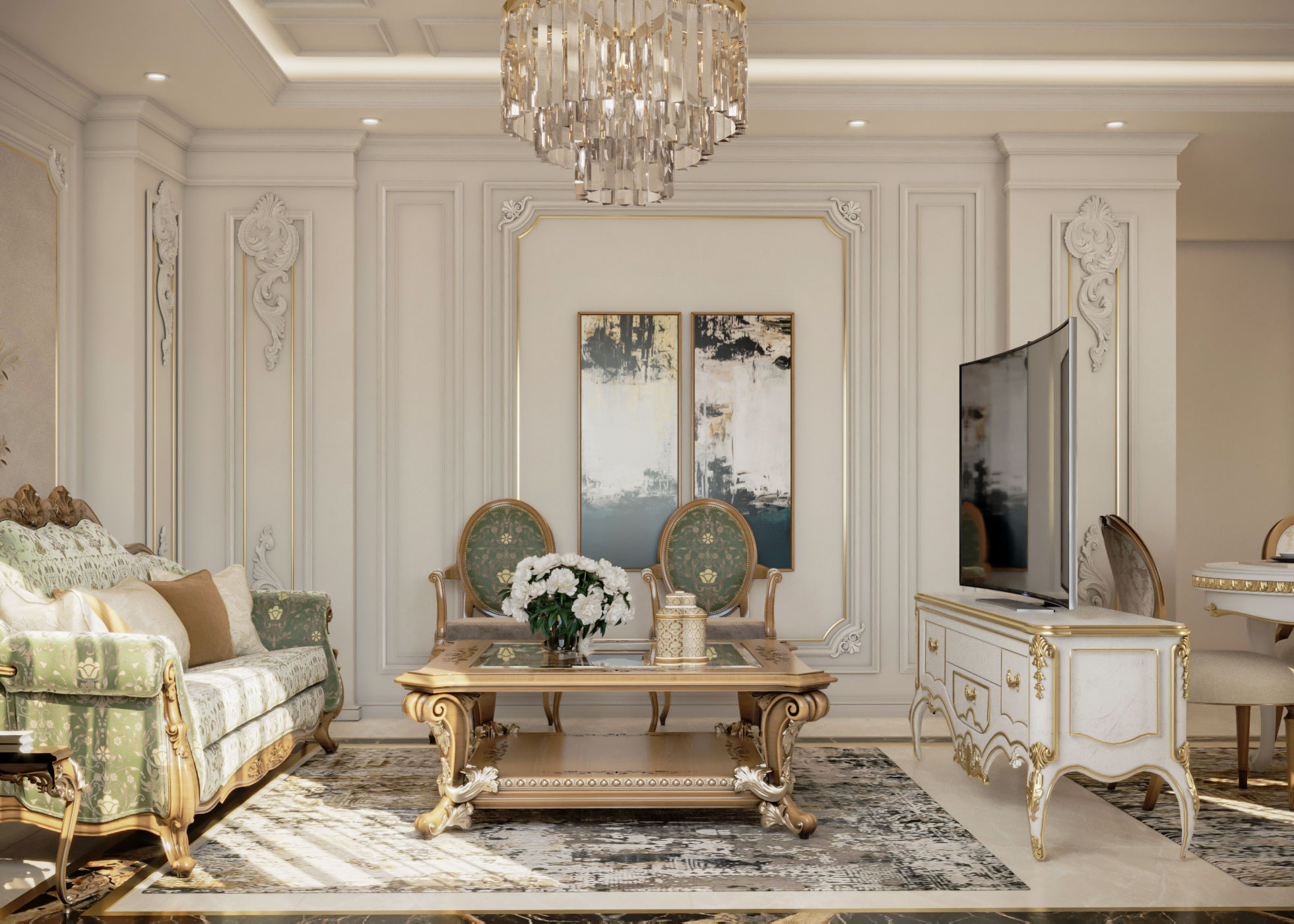 接待设计经典风格丨埃及丨Archtonica 设计工作室-6