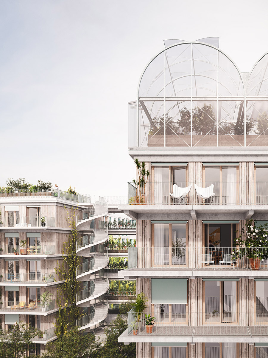 Logements et ferme urbaine, quartier des Girondins-4