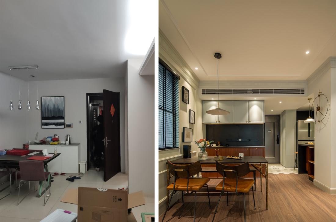 LDK 轻复古平层设计,浪漫与火热共存-22