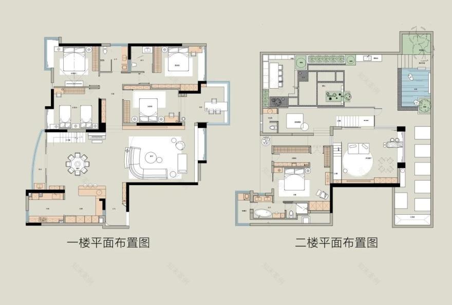 启物设计·300㎡顶层复式住宅-4