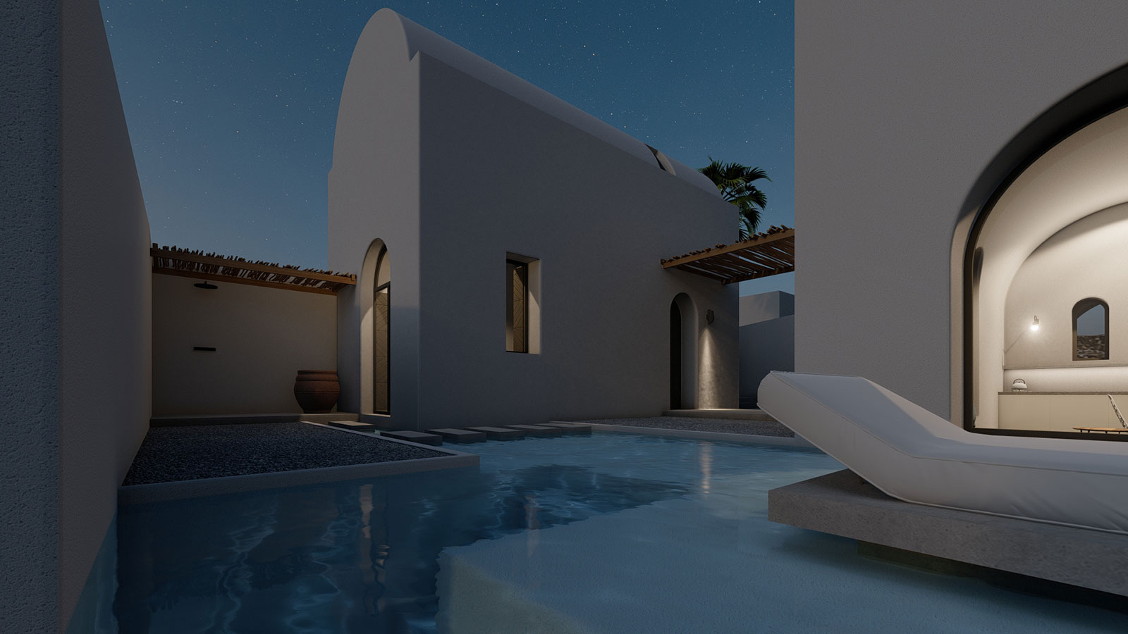 Arched residencies in Santorini island | iraisynn attinom-25