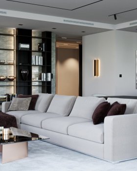 莫斯科现代优雅 | AB Architects 的平层设计