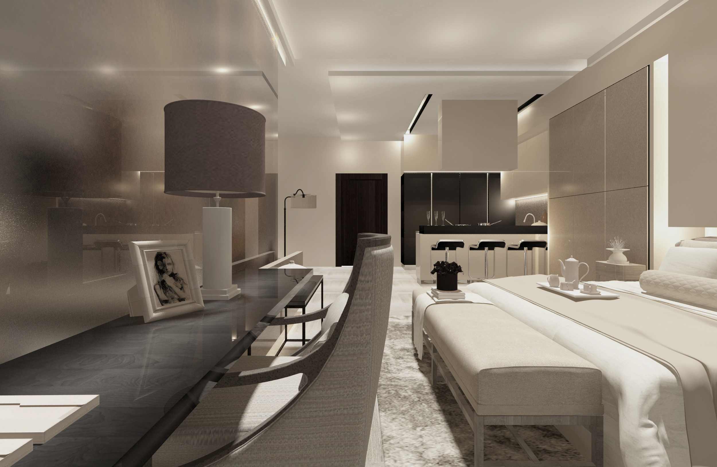 安曼豪华酒店公寓设计,简约时尚的度假空间-10