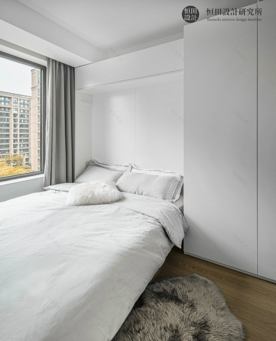 全隐形收纳的 82㎡ 精装房改造丨中国上海丨恒田设计-69