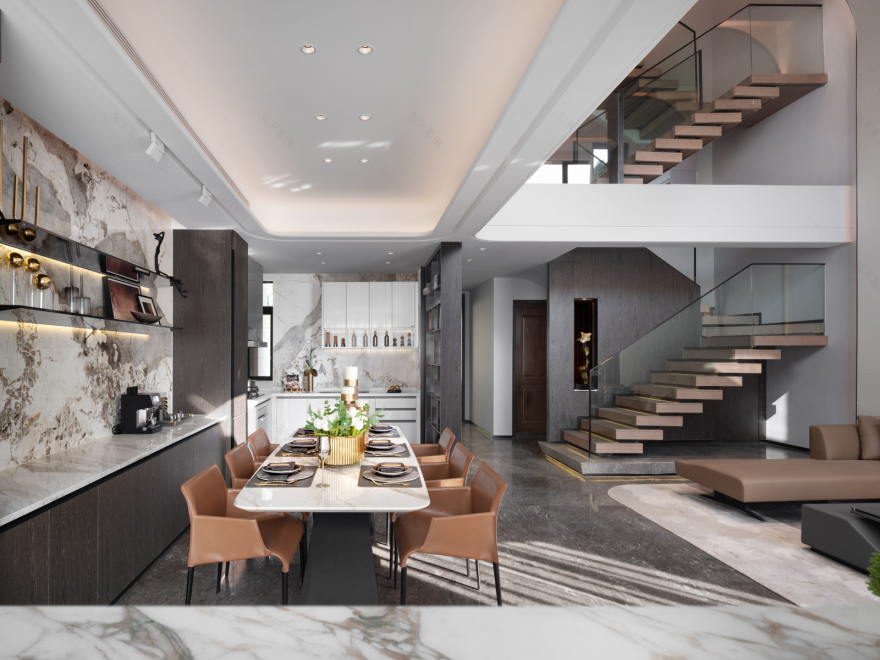 长沙别墅样板间 · Aston Martin 奢华风格融入自由随性空间丨中国长沙丨元禾大千-20