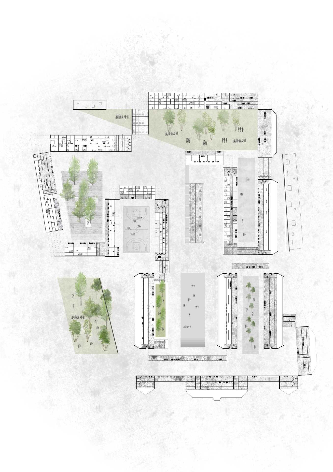 “Crown Barracks”从军事营房到大学校园改造丨比利时-39