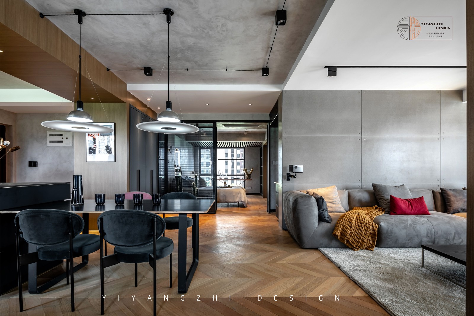 122㎡轻工业风灰度空间设计  王杨-12