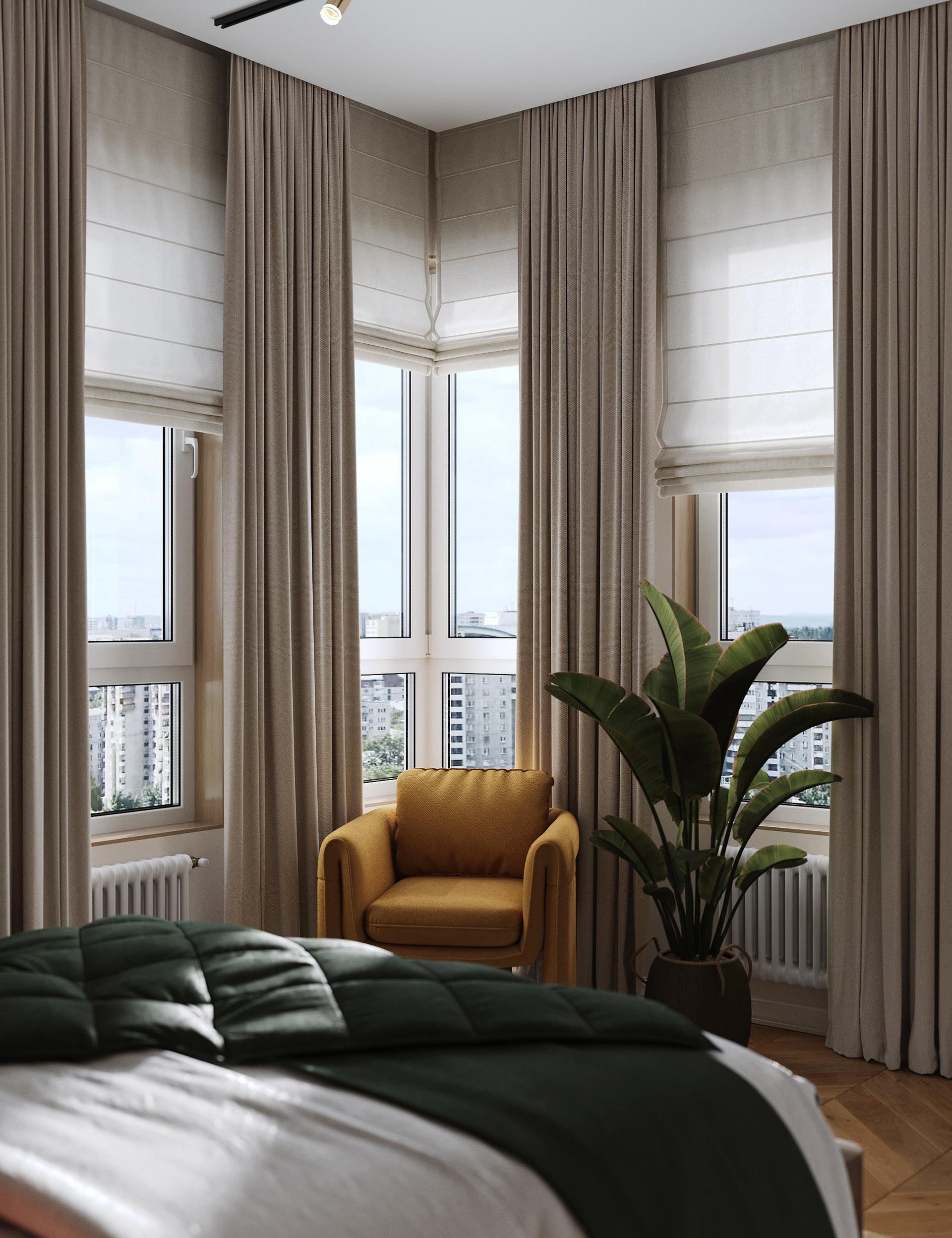 带南方风格的公寓设计丨俄罗斯莫斯科-25