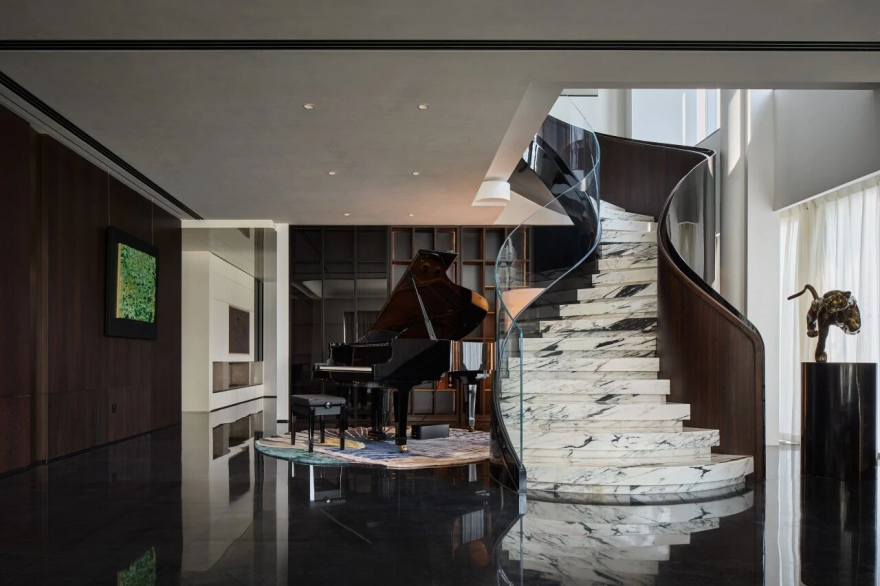 锦绣滨江双层豪宅丨中国重庆丨纳物凡璞空间设计-20