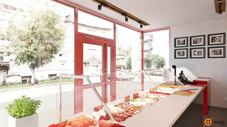 “МЯСНАЯ ГИЛЬДИЯ”品牌连锁商店新格式店丨“Artichok Design”-25