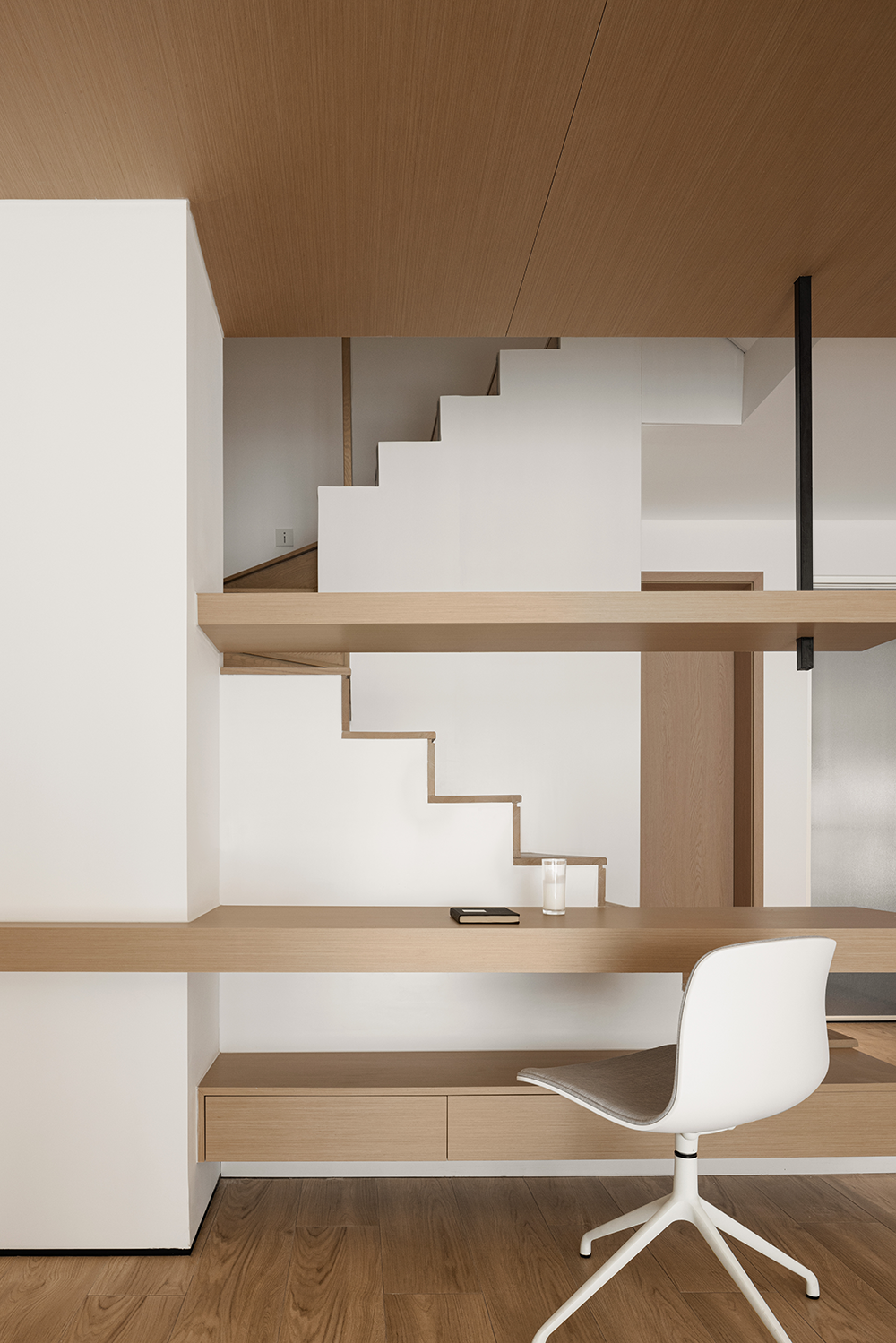 四层叠墅 素简原木风,悠然生活美学丨境屿空间设计-18