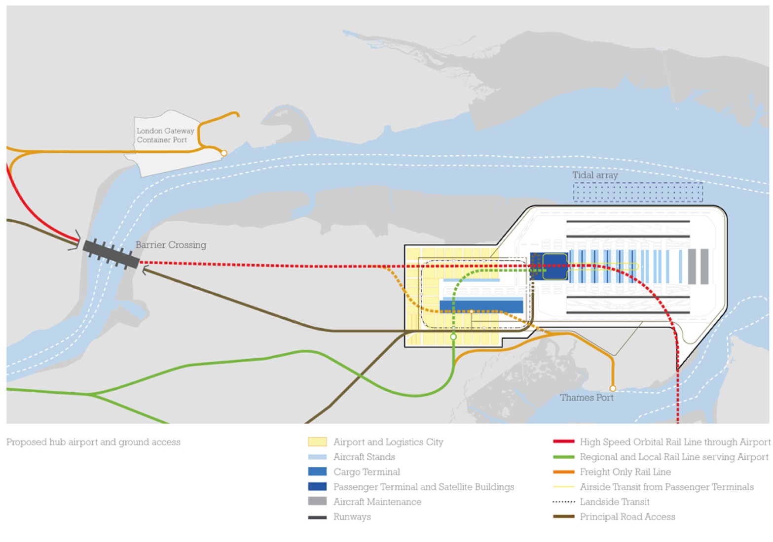 Thames Hub机场及交通枢纽方案丨英国丨福斯特建筑事务所（Foster + Partners）-12
